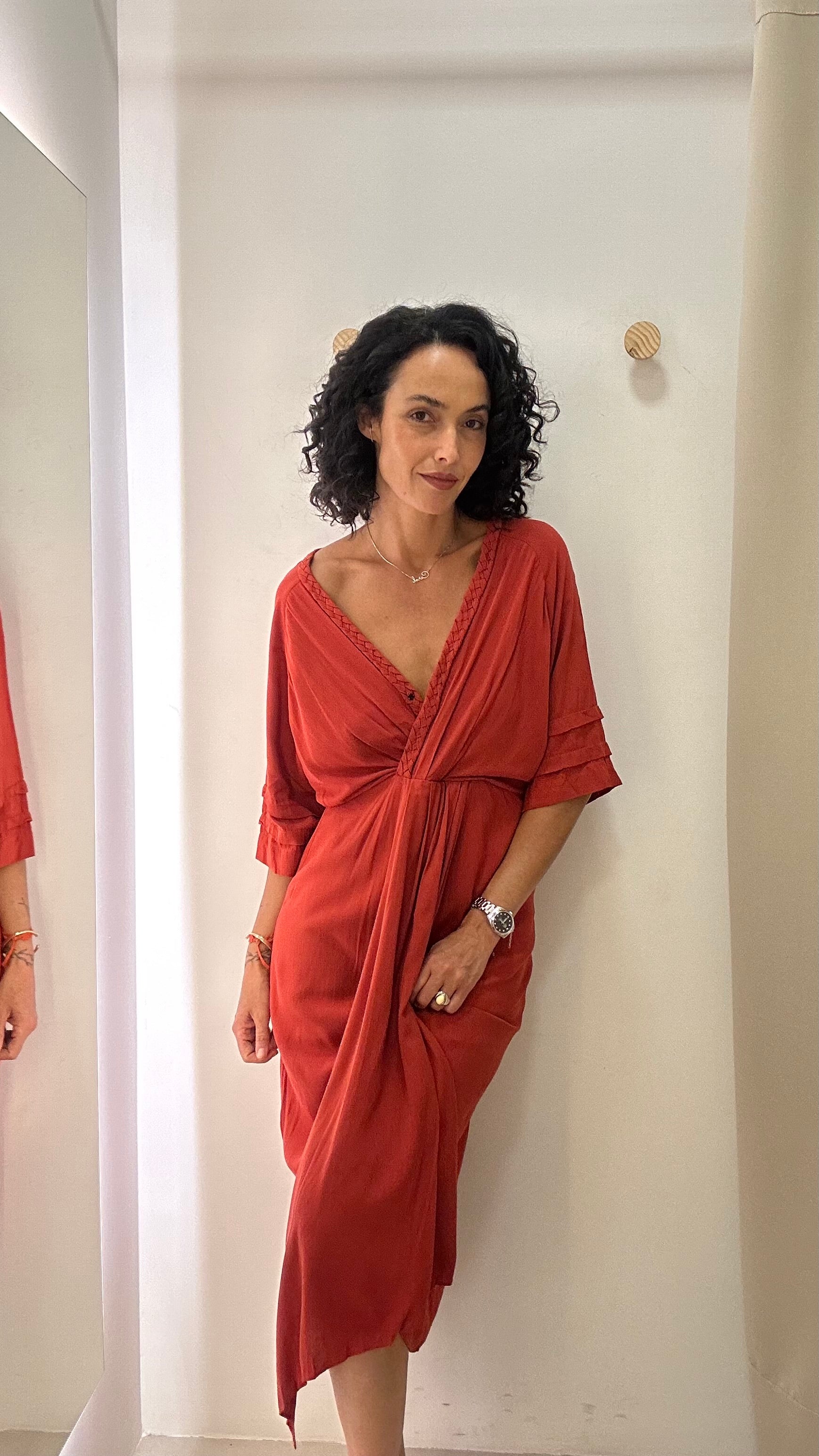 Vestido Midi Vermelho