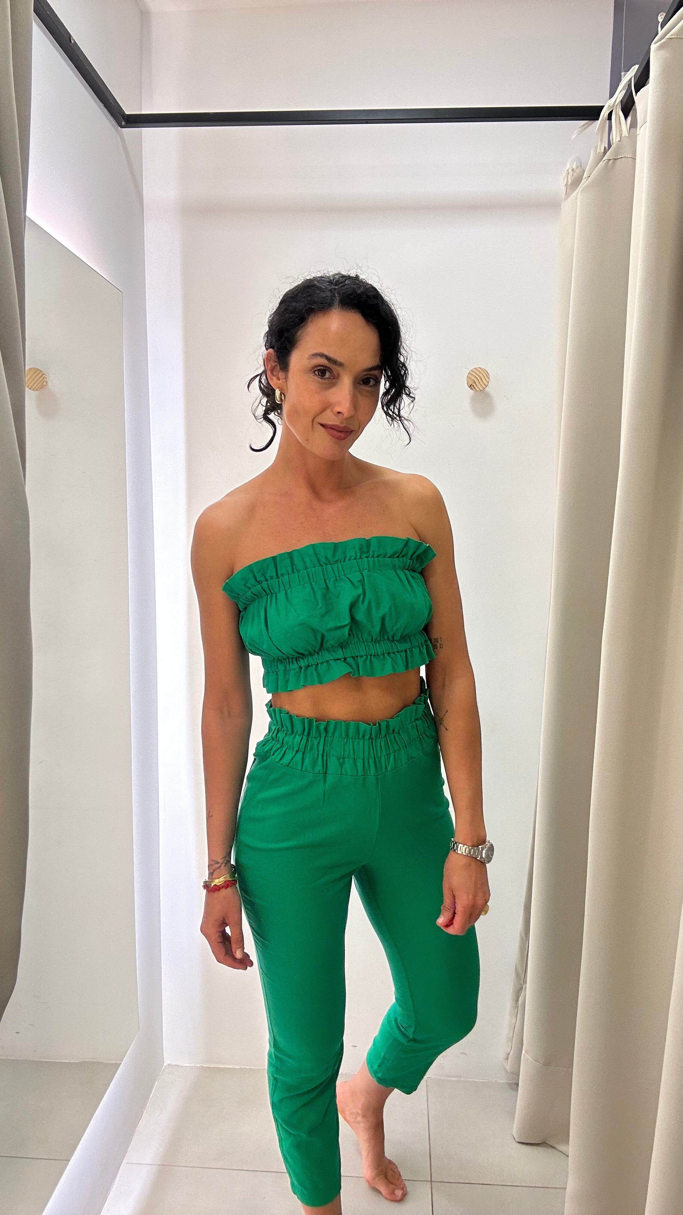 Conjunto Verde Folha