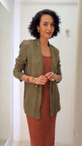 Blazer alongado Mango