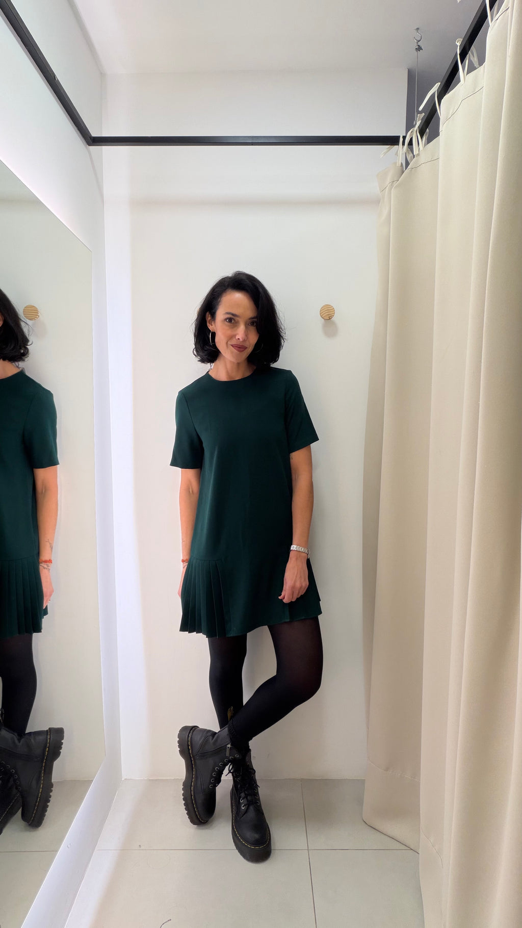 Vestido Verde Zara