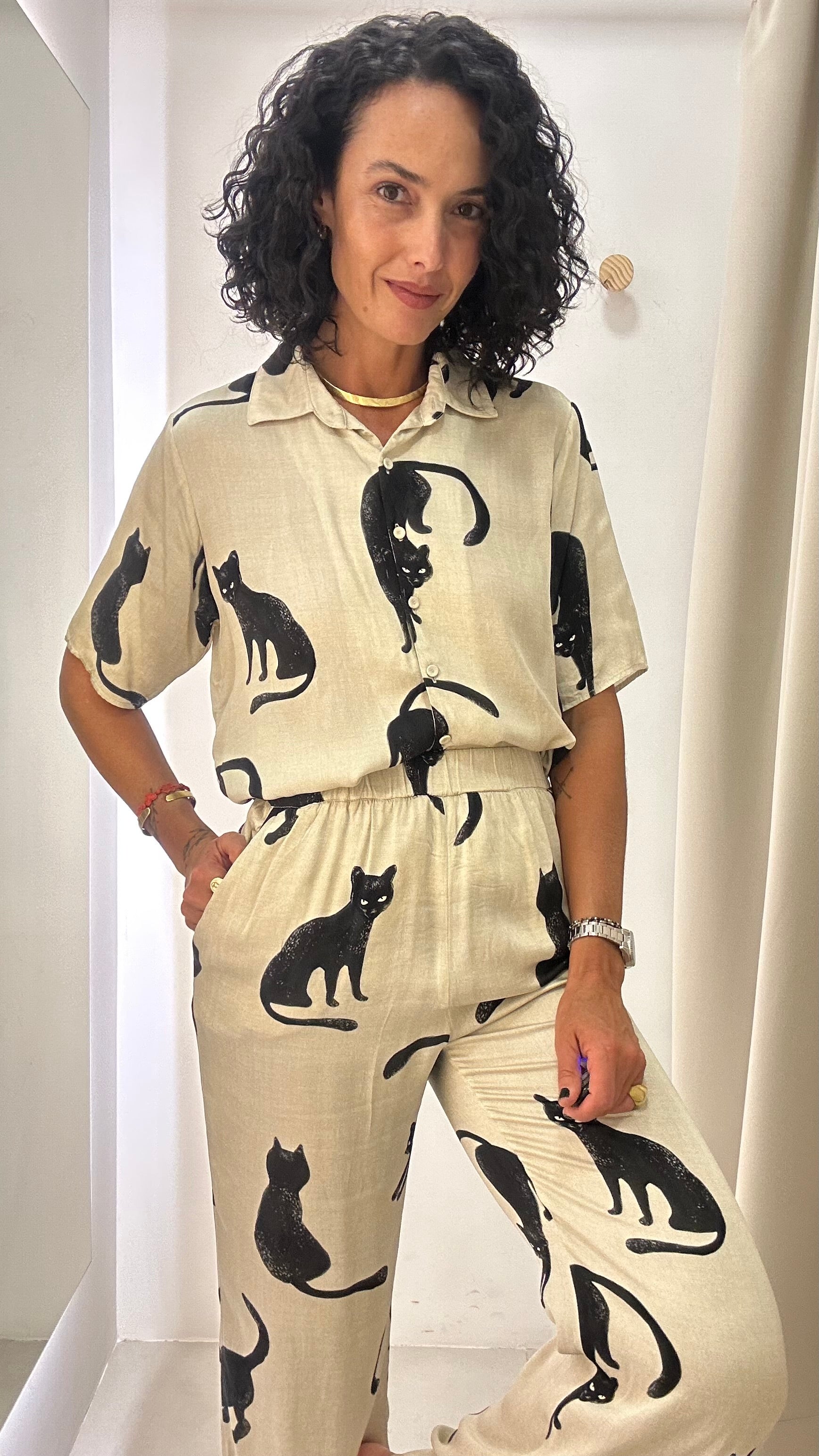 Conjunto Gatos Cris Barros