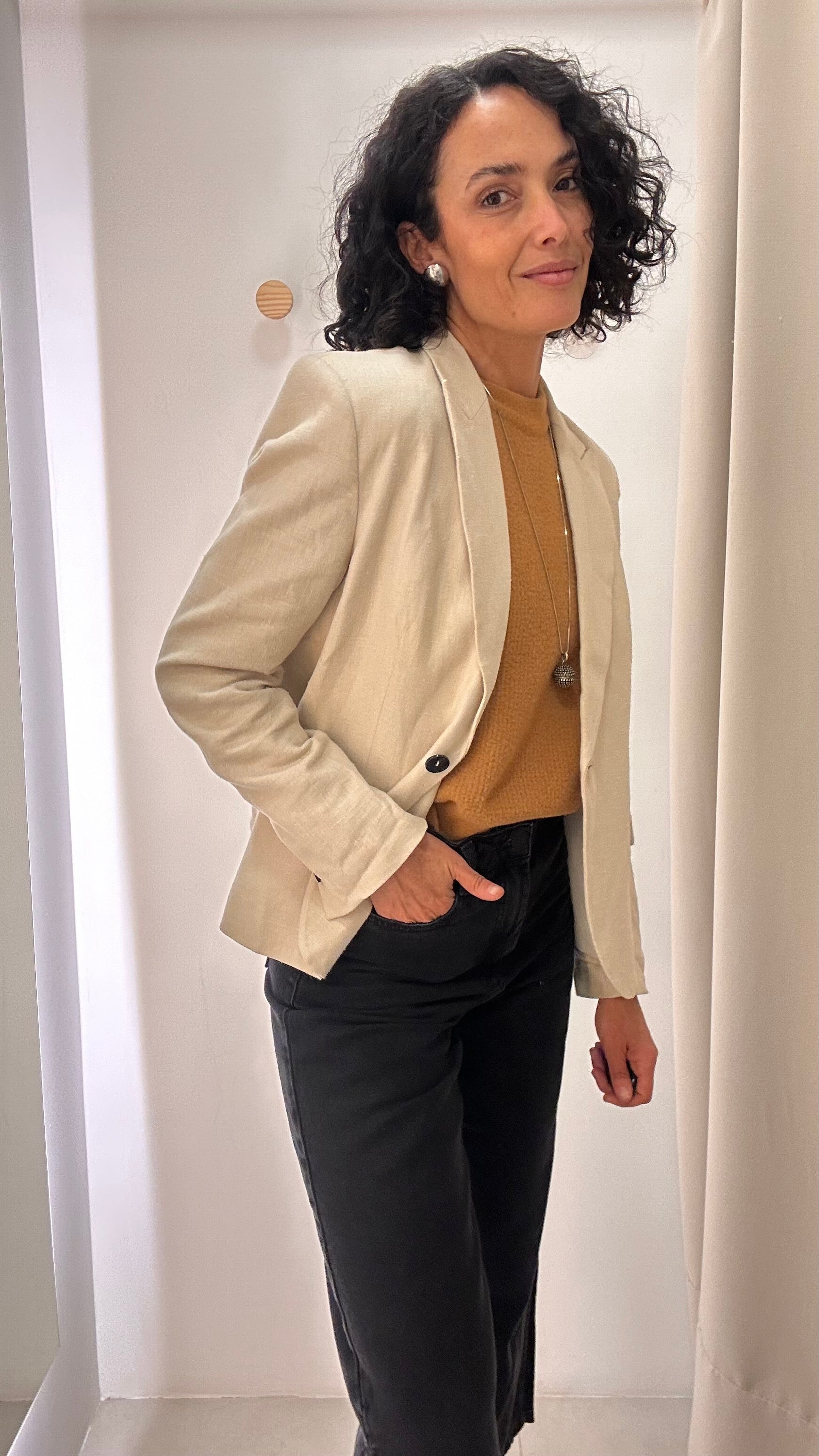 Blazer Viscolinho Zara
