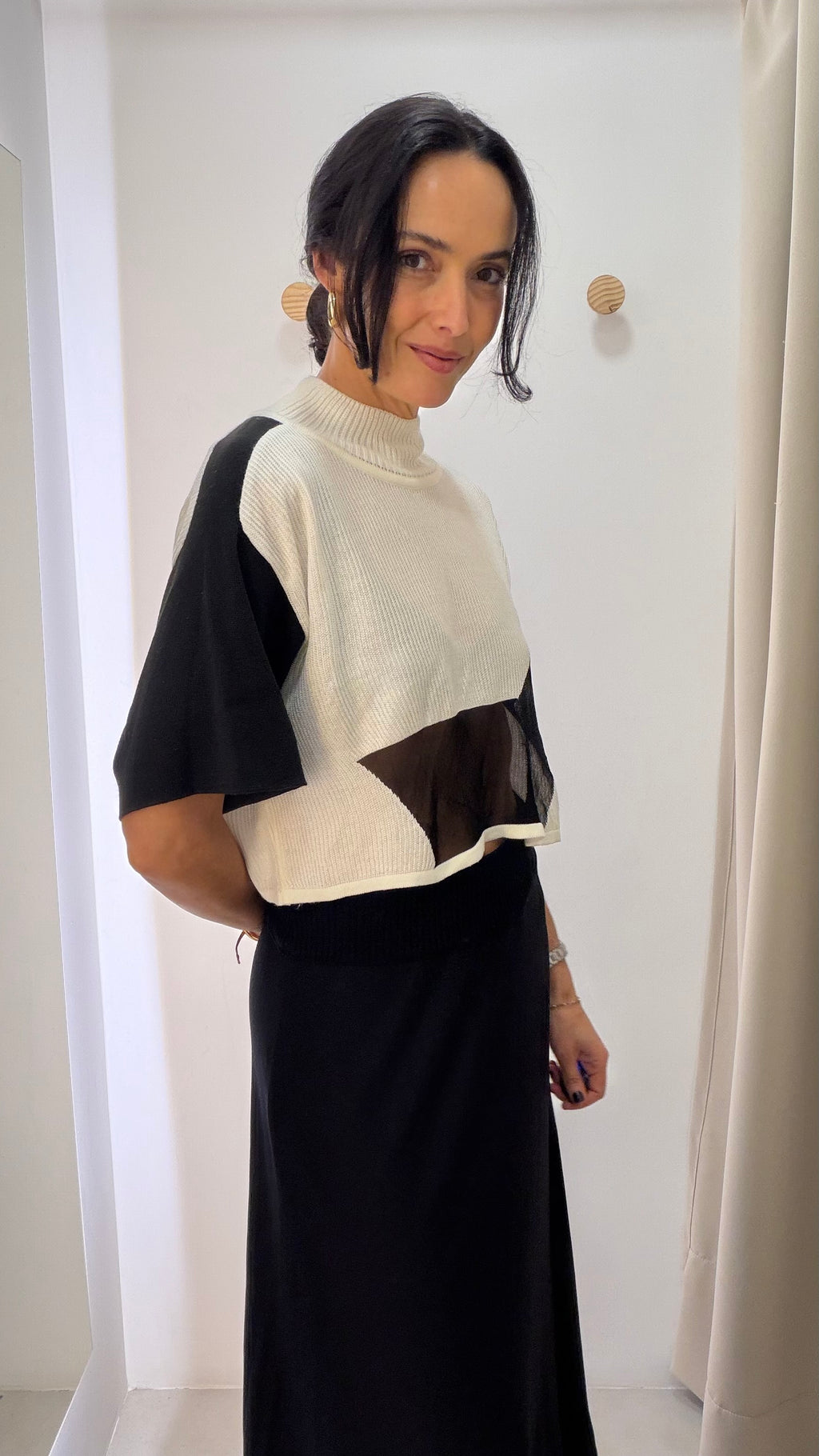 Blusa em Malha OPEN