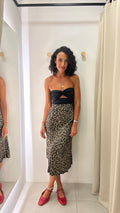 Saia Midi Animal Print