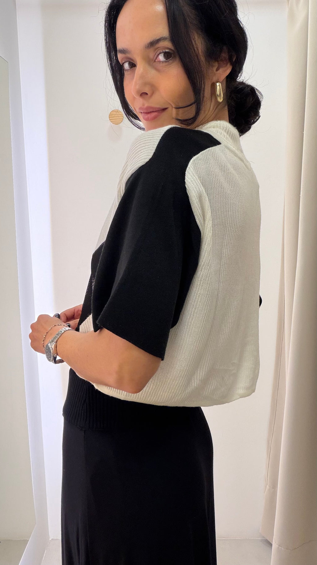 Blusa em Malha OPEN