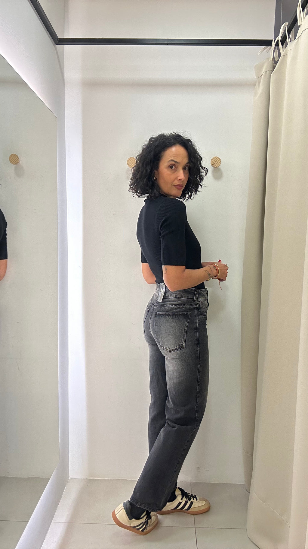 Calça Jeans Wide Leg Estonada Tig