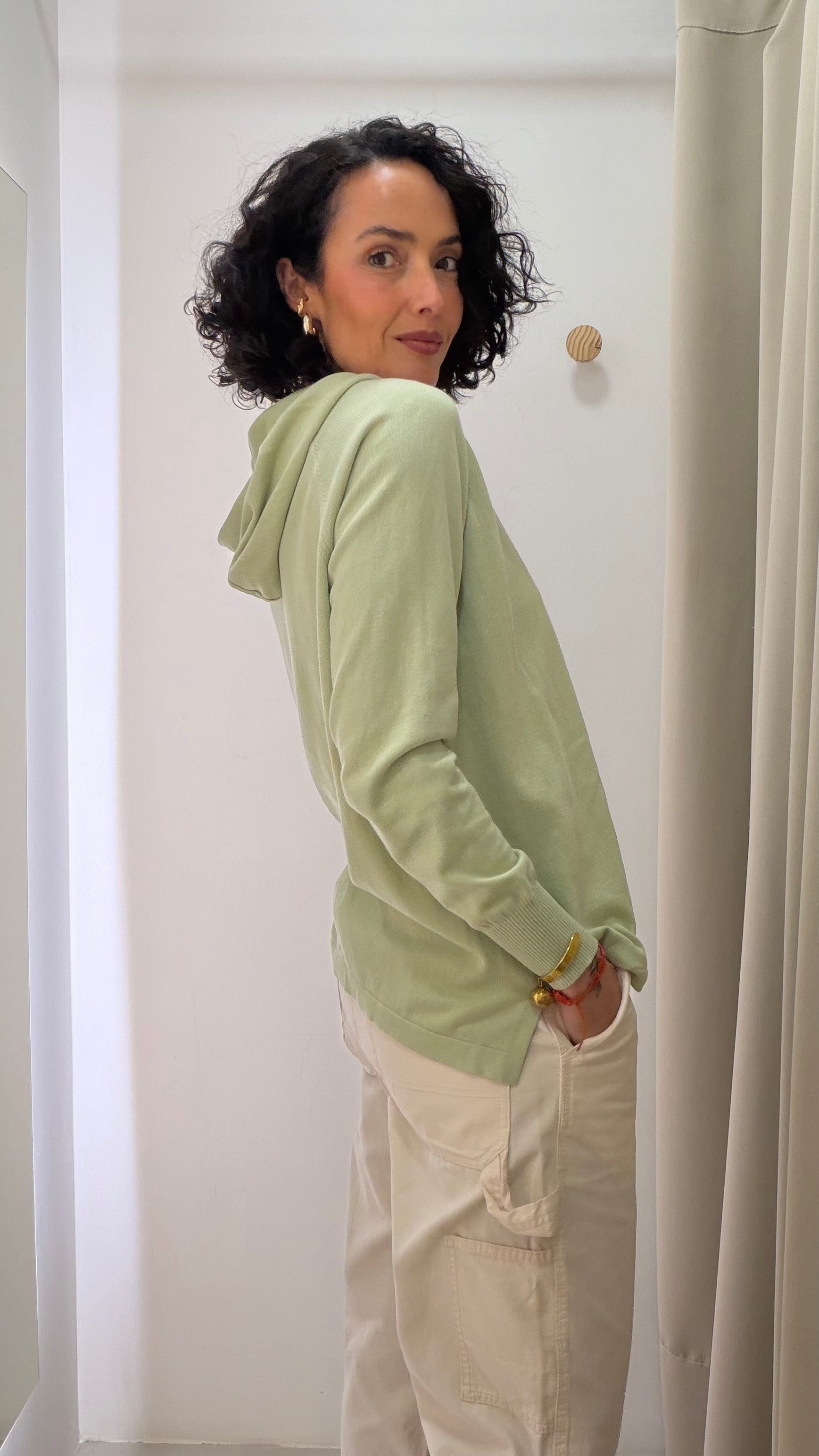 Tricot com capuz Anselmi