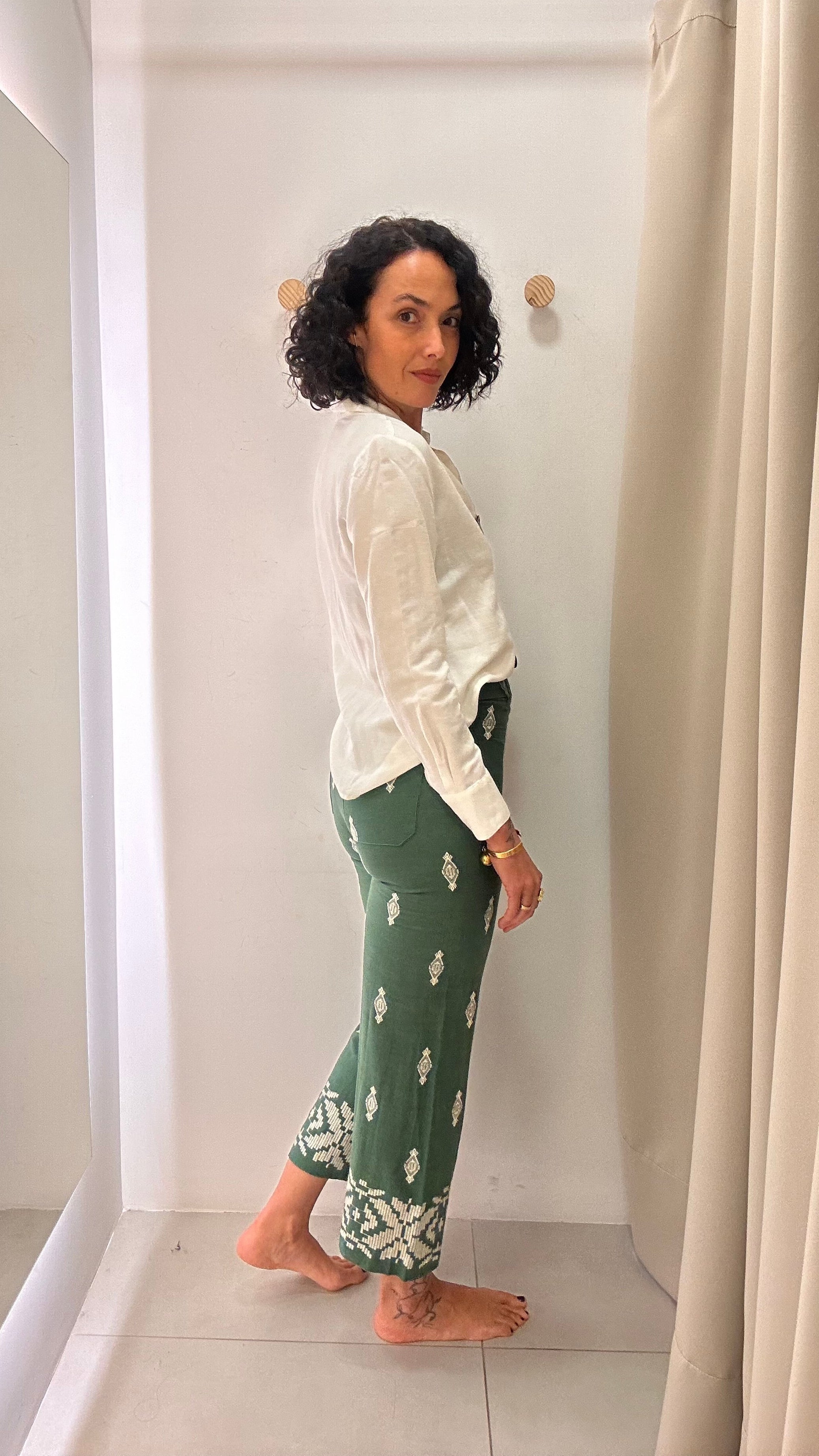 Calça Verde Zara