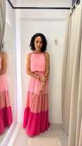 Vestido Longo Rosa