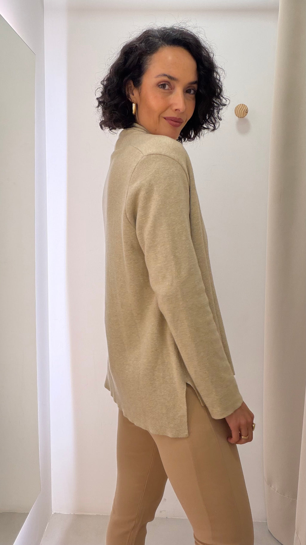 Cardigan Bege Anselmi