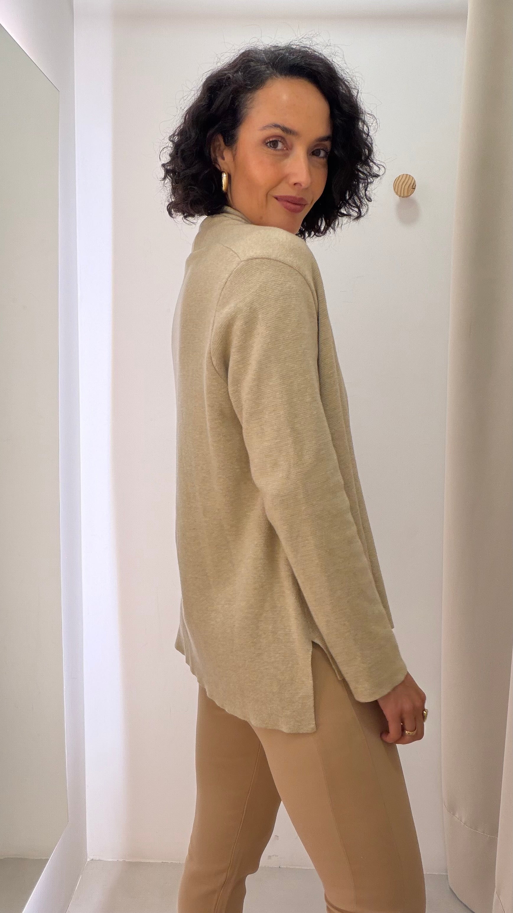 Cardigan Bege Anselmi