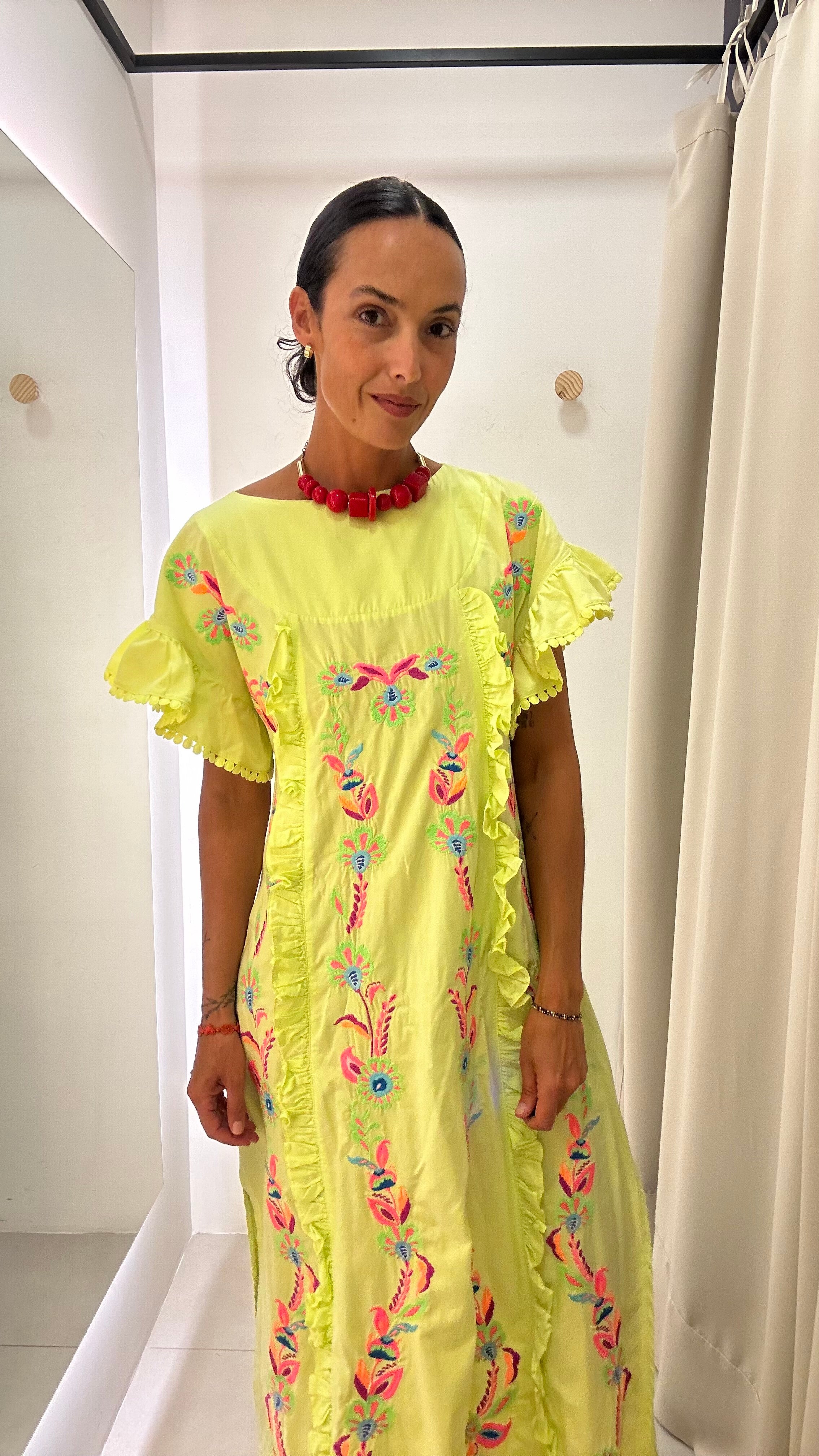 Vestido Borbado Amarante
