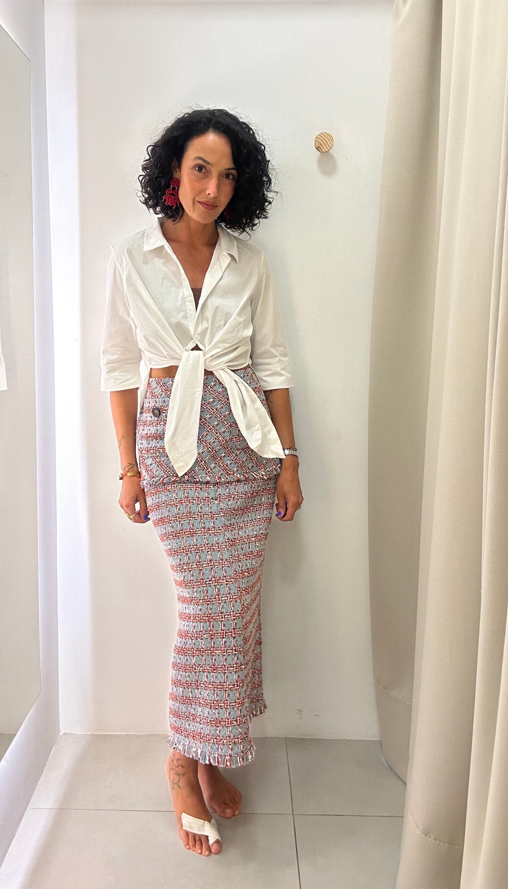 Saia em tweed Essenciale