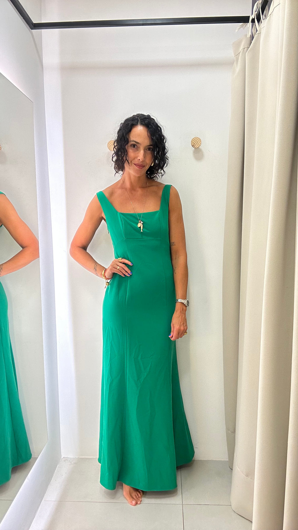 Vestido Verde Ralph Lauren