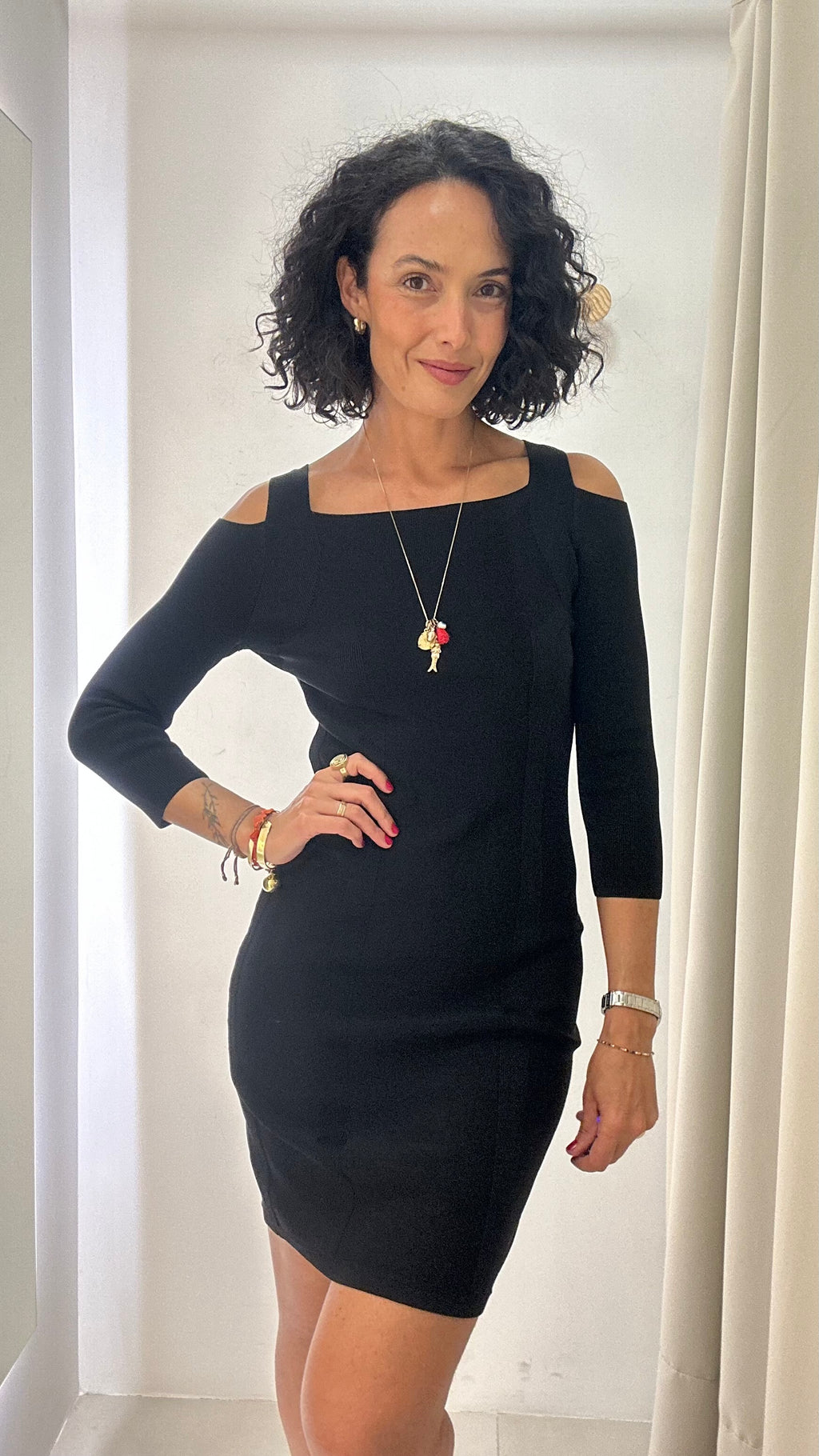 Vestido Preto Calvin Klein