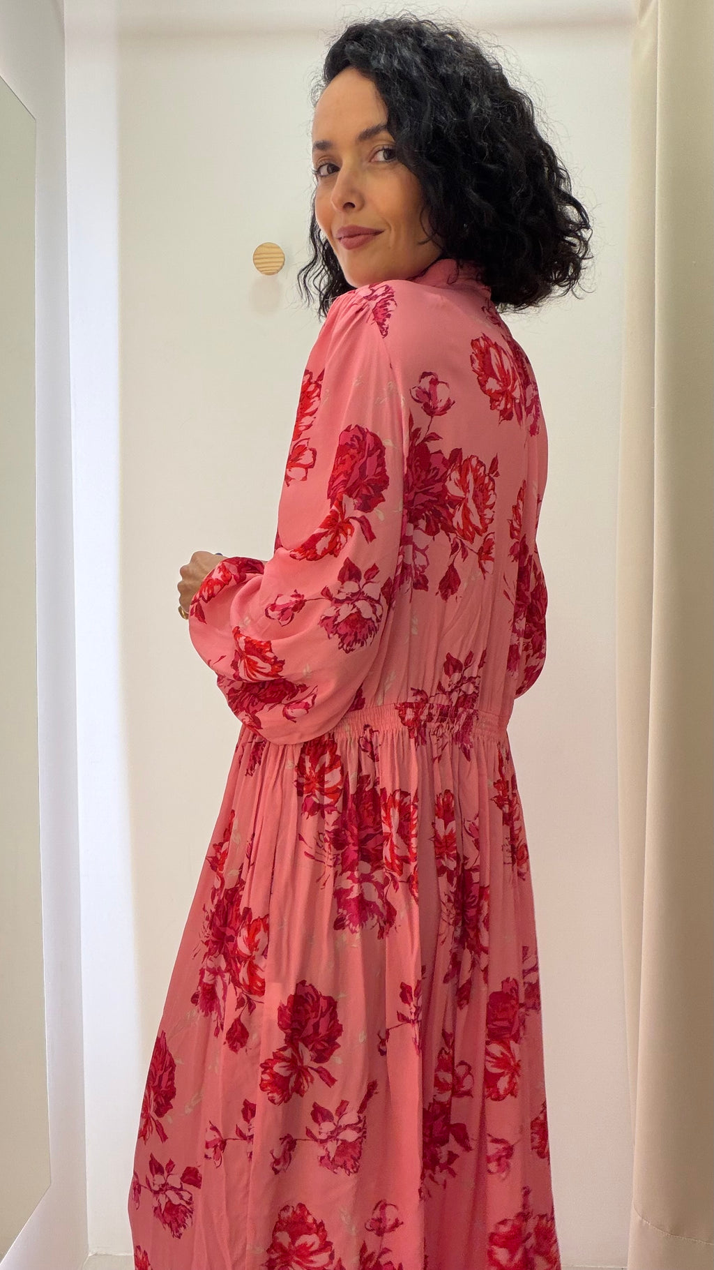 Vestido Rosa Reinaldo Lourenço