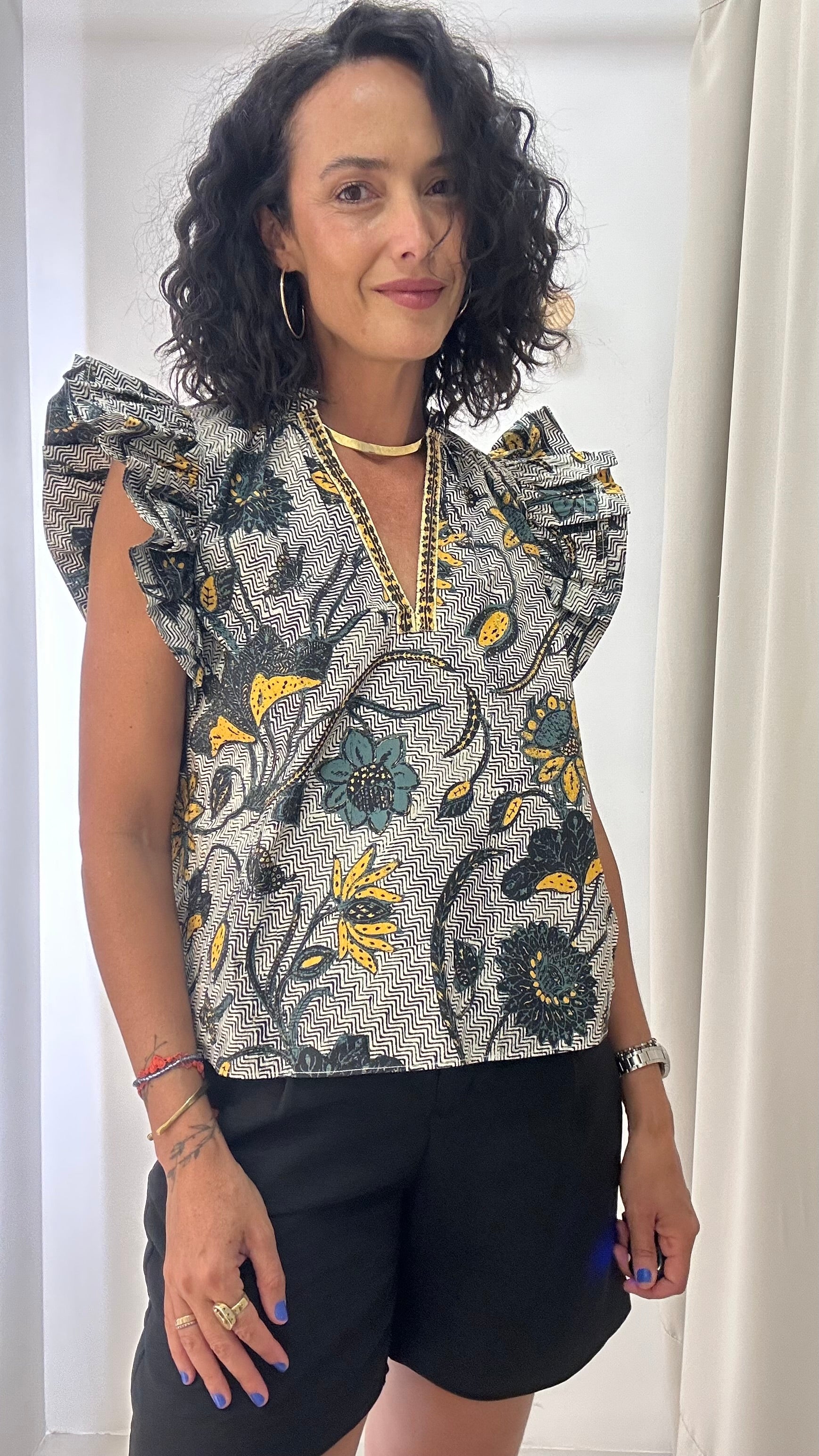 Blusa Estampada Ulla Johnson