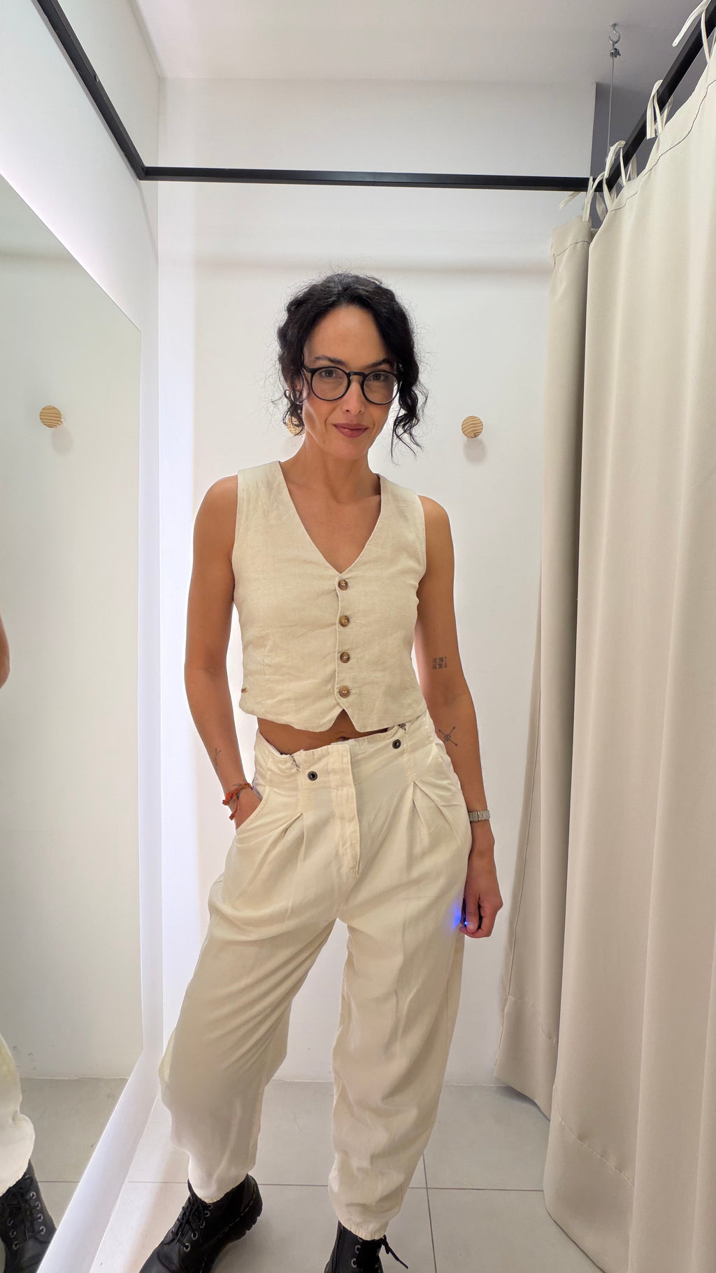 Calça Off White Zara