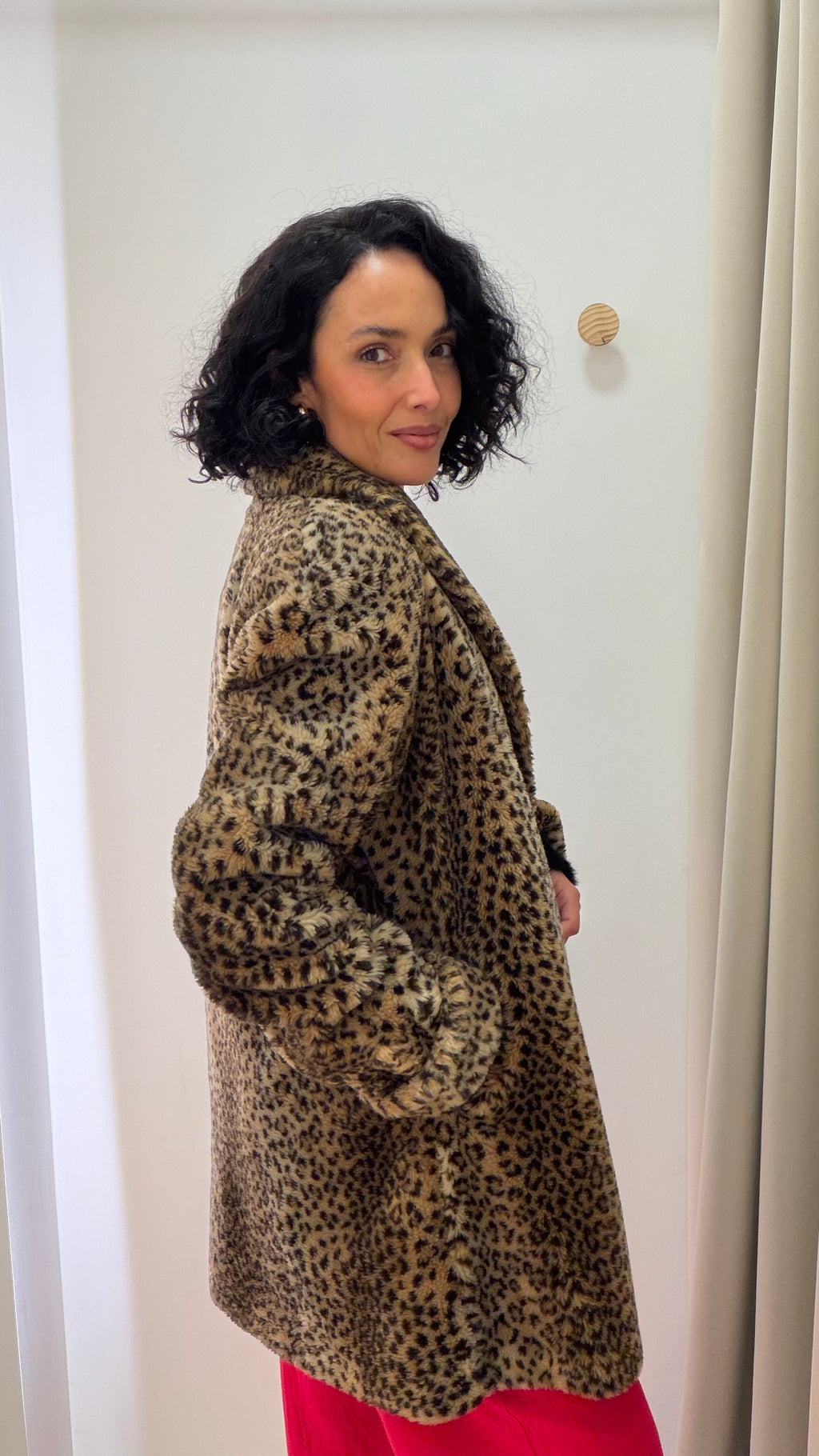 Casaco pelos animal print