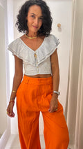 Cropped Listrado Zara