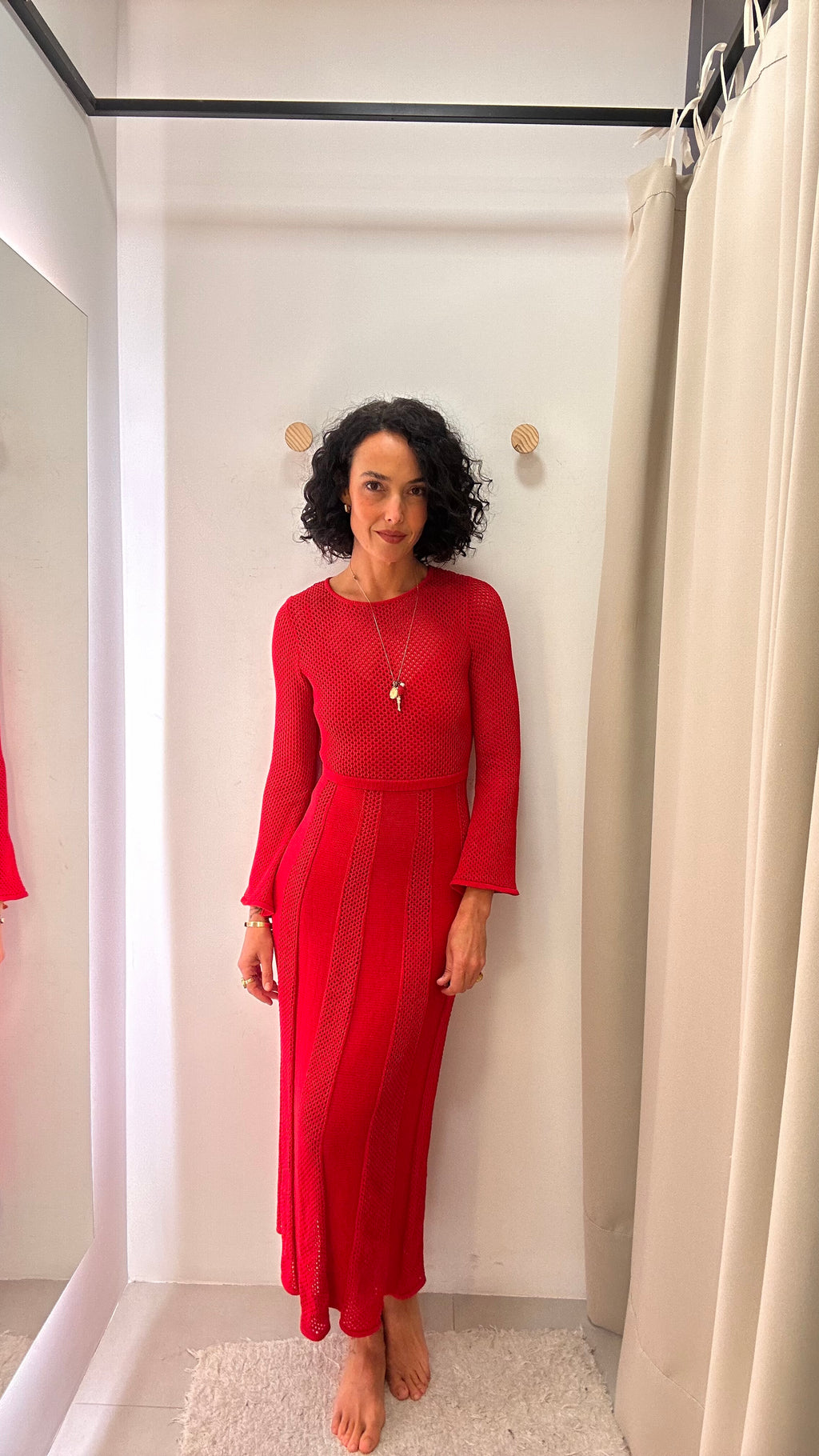 Vestido Vermelho Nati Vozza