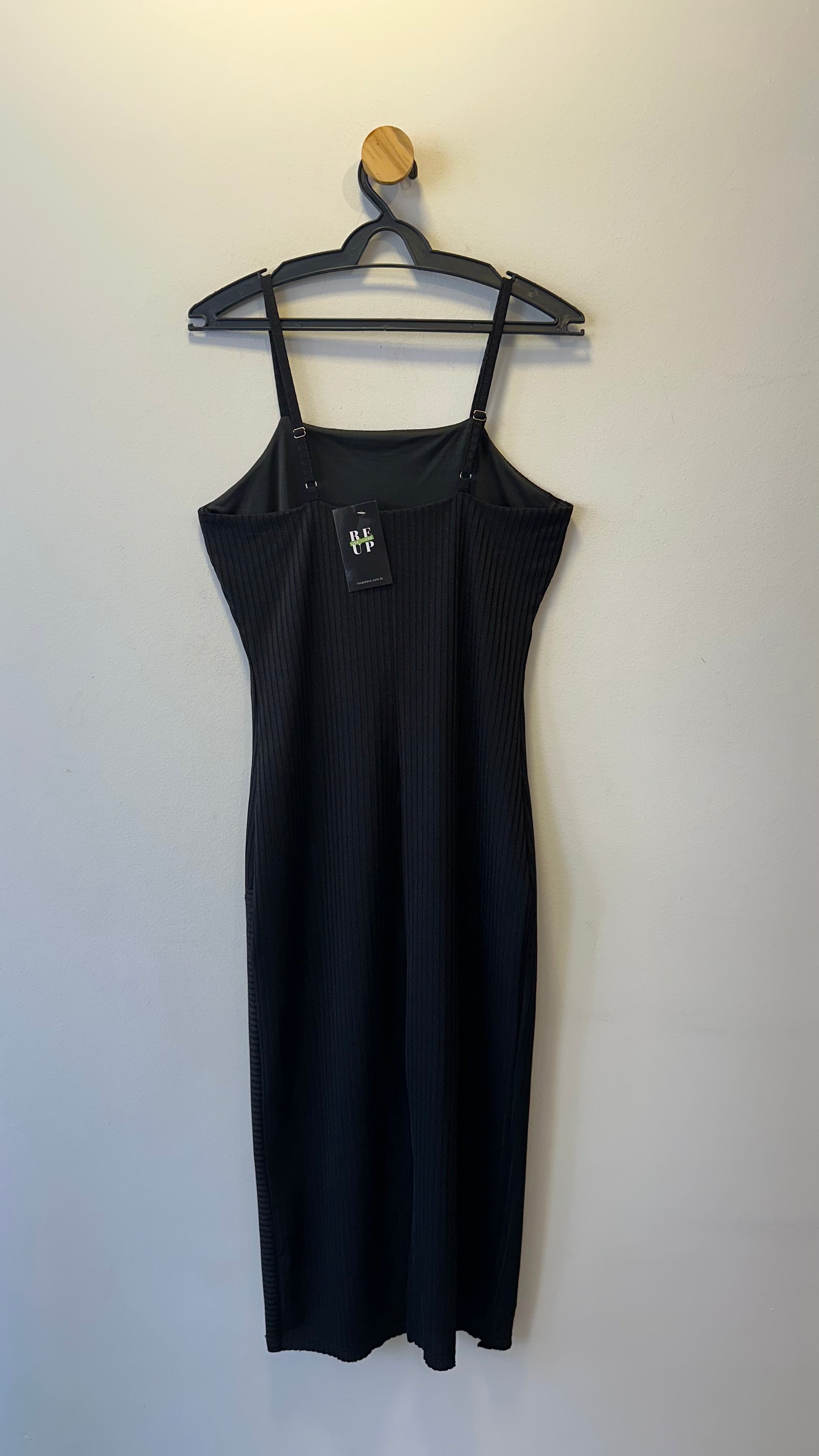 Vestido malha preto