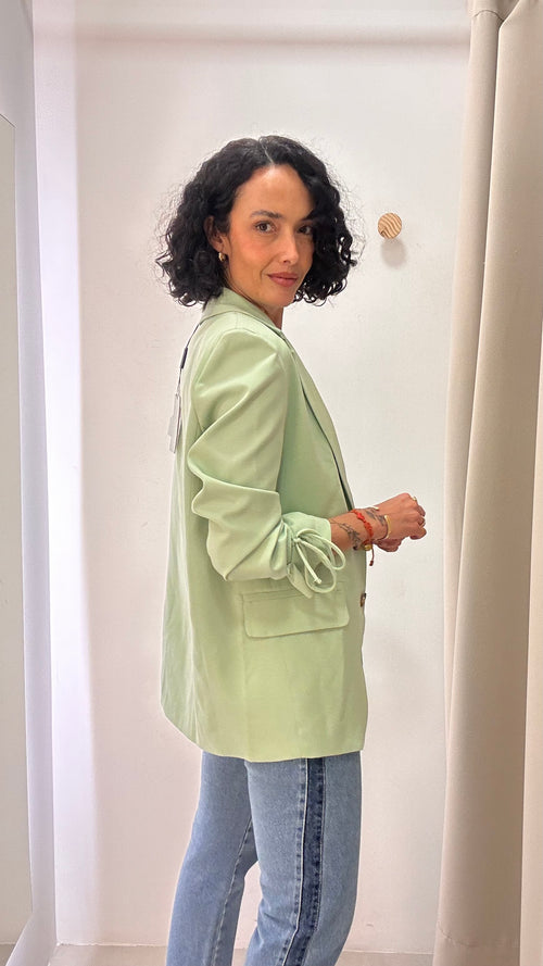 Blazer Oversized Verde Menta*