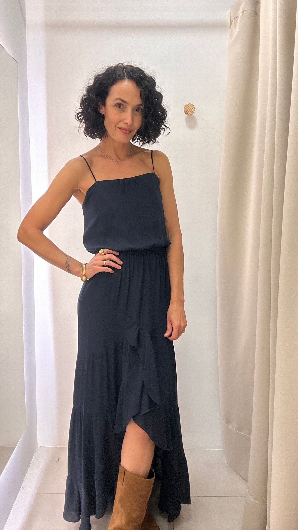 Vestido marinho Iodice