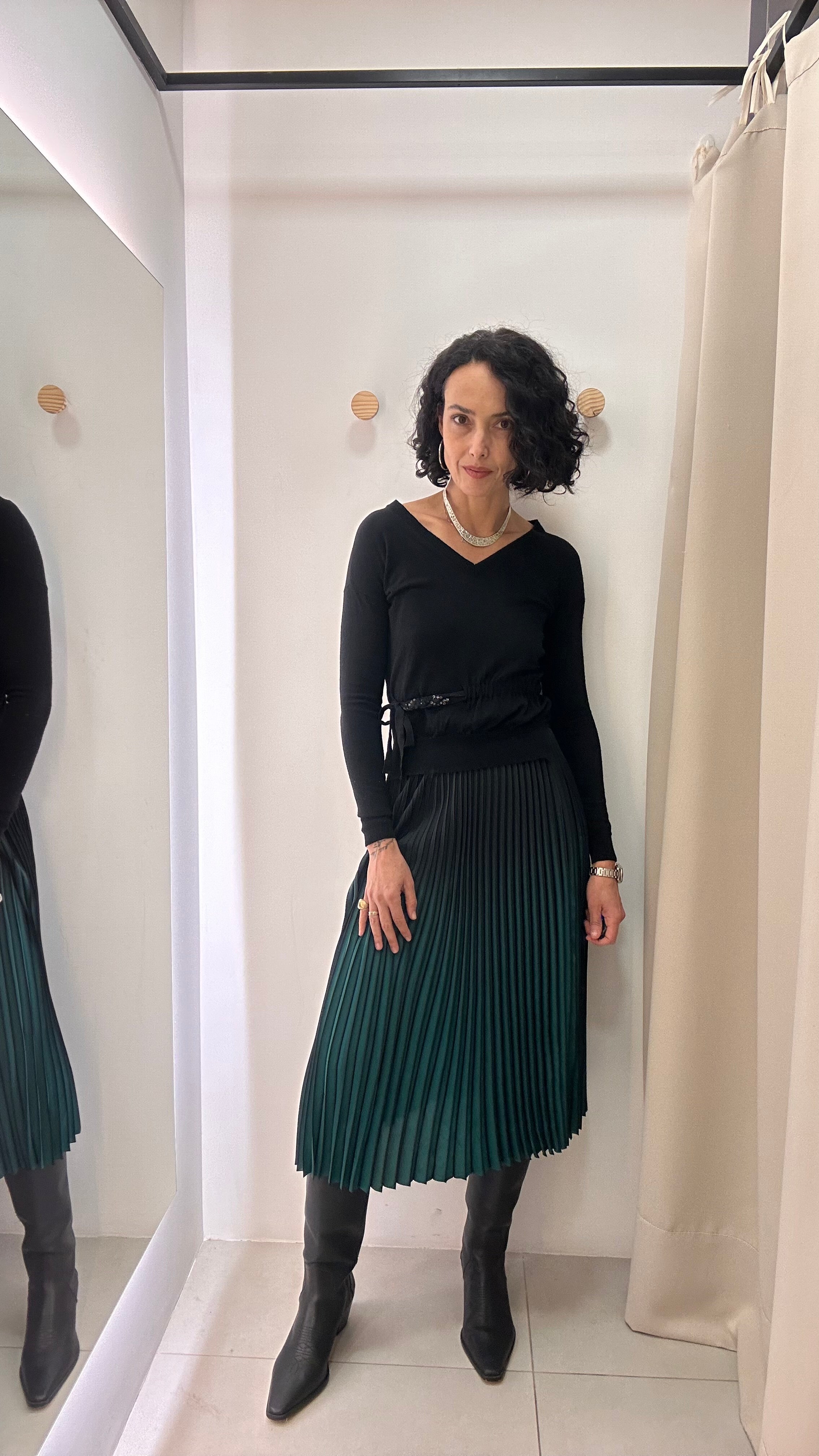 Saia Verde Zara
