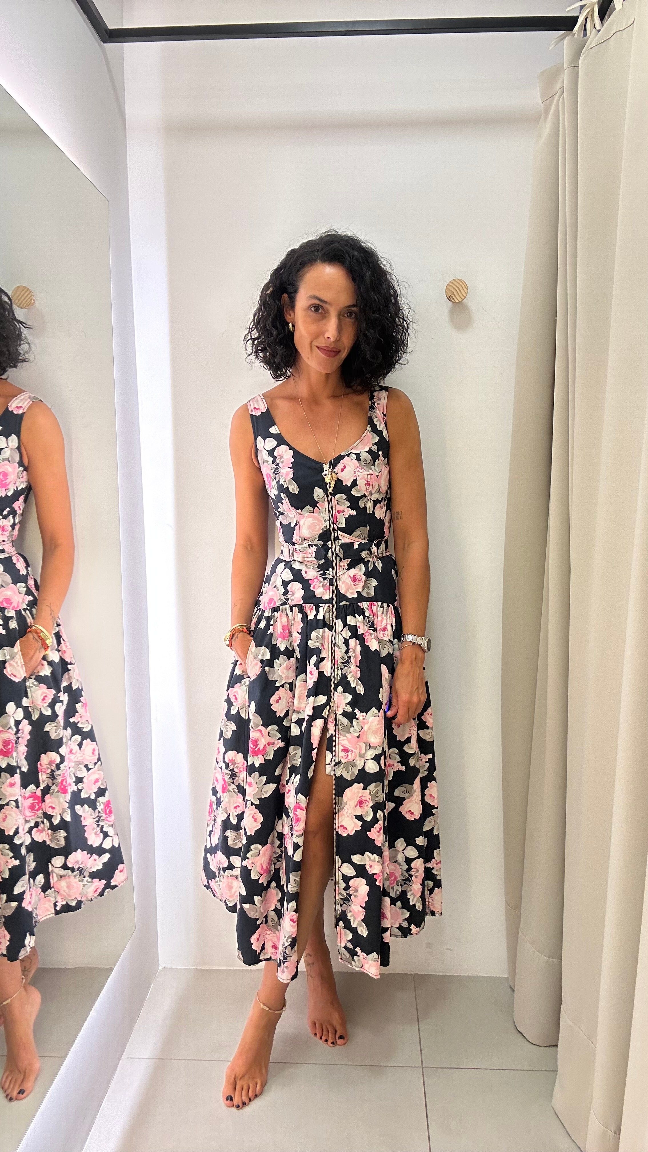 Vestido Estampa Floral Reinaldo Lourenço