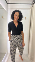 Calça Estampa Xadrez Iorane