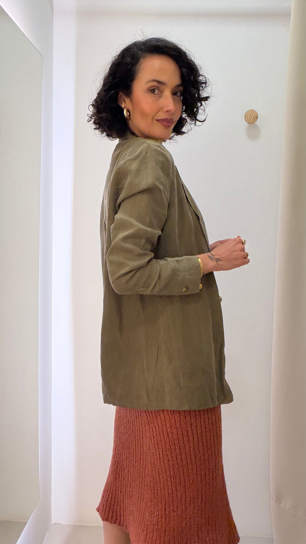 Blazer alongado Mango