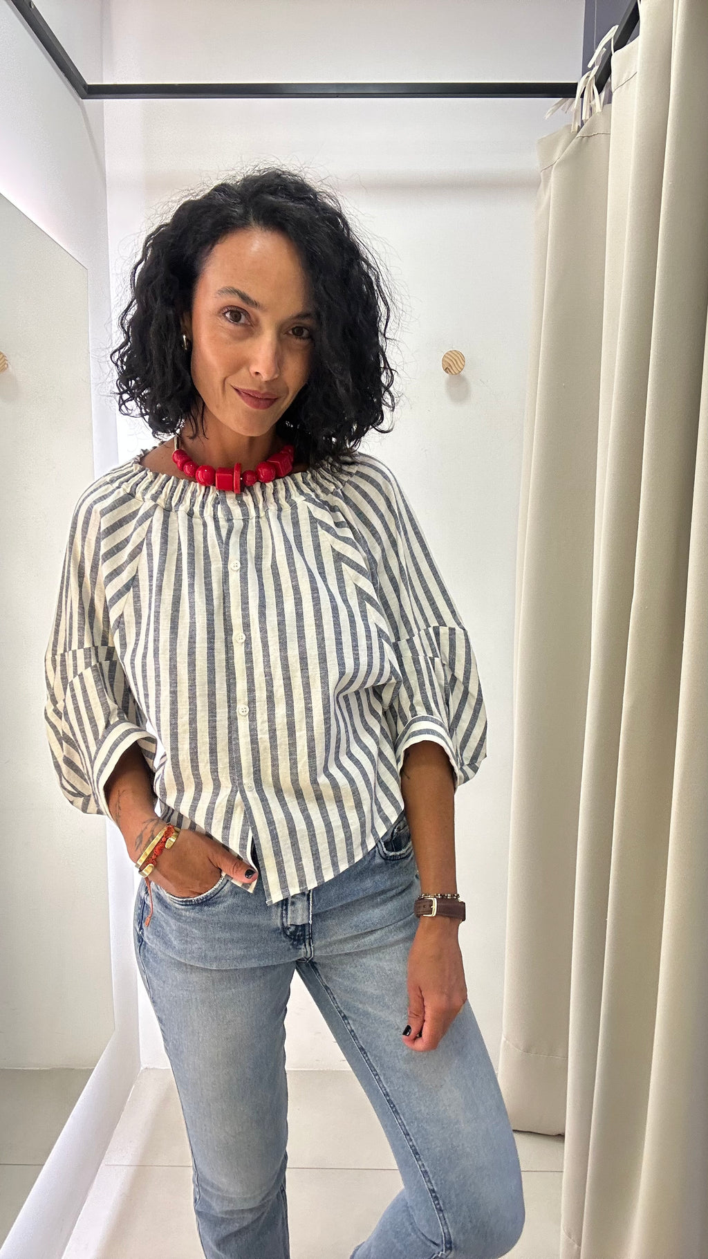 Camisa Listrada Guga Gonçalves + Lica Melzer