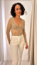 Blusa tule Zara