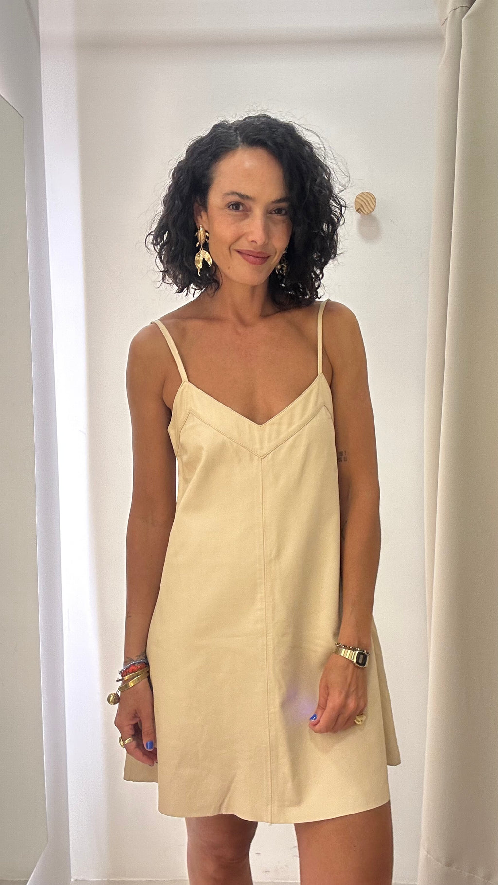 Vestido Couro Tannerie