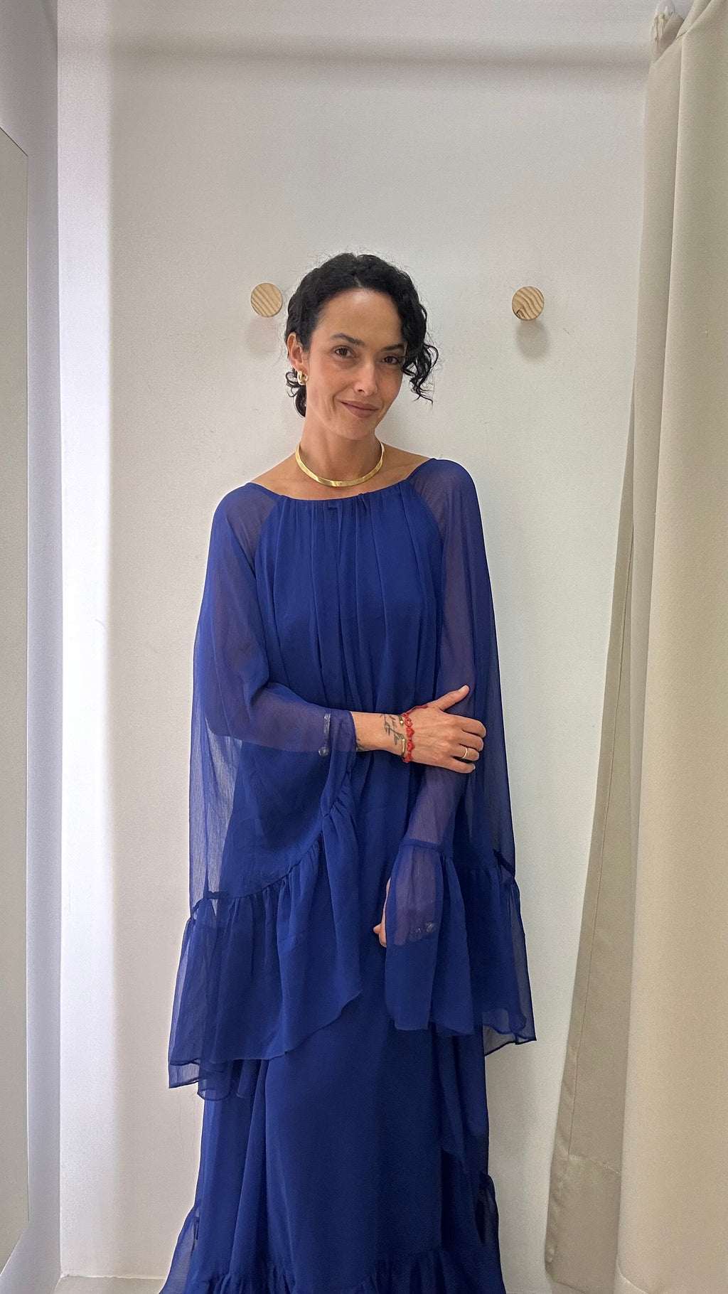 Vestido de Festa Azul Royal Longo