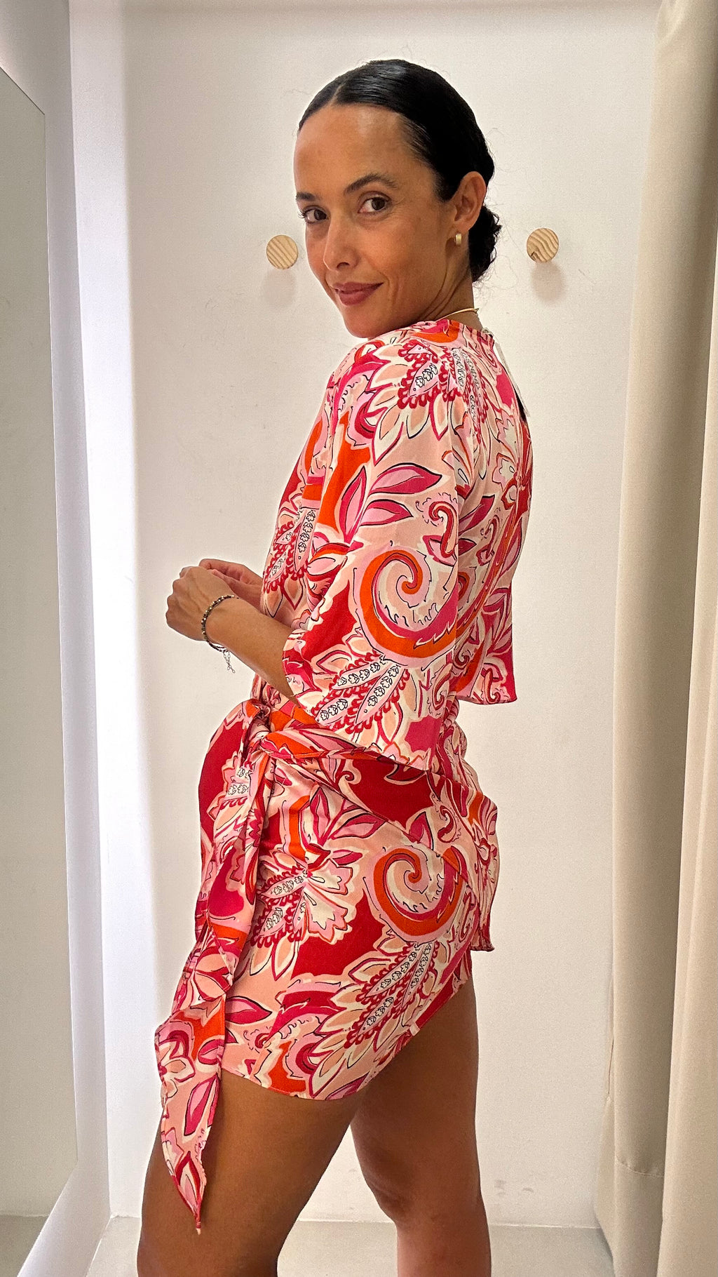 Vestido Estampado Zara