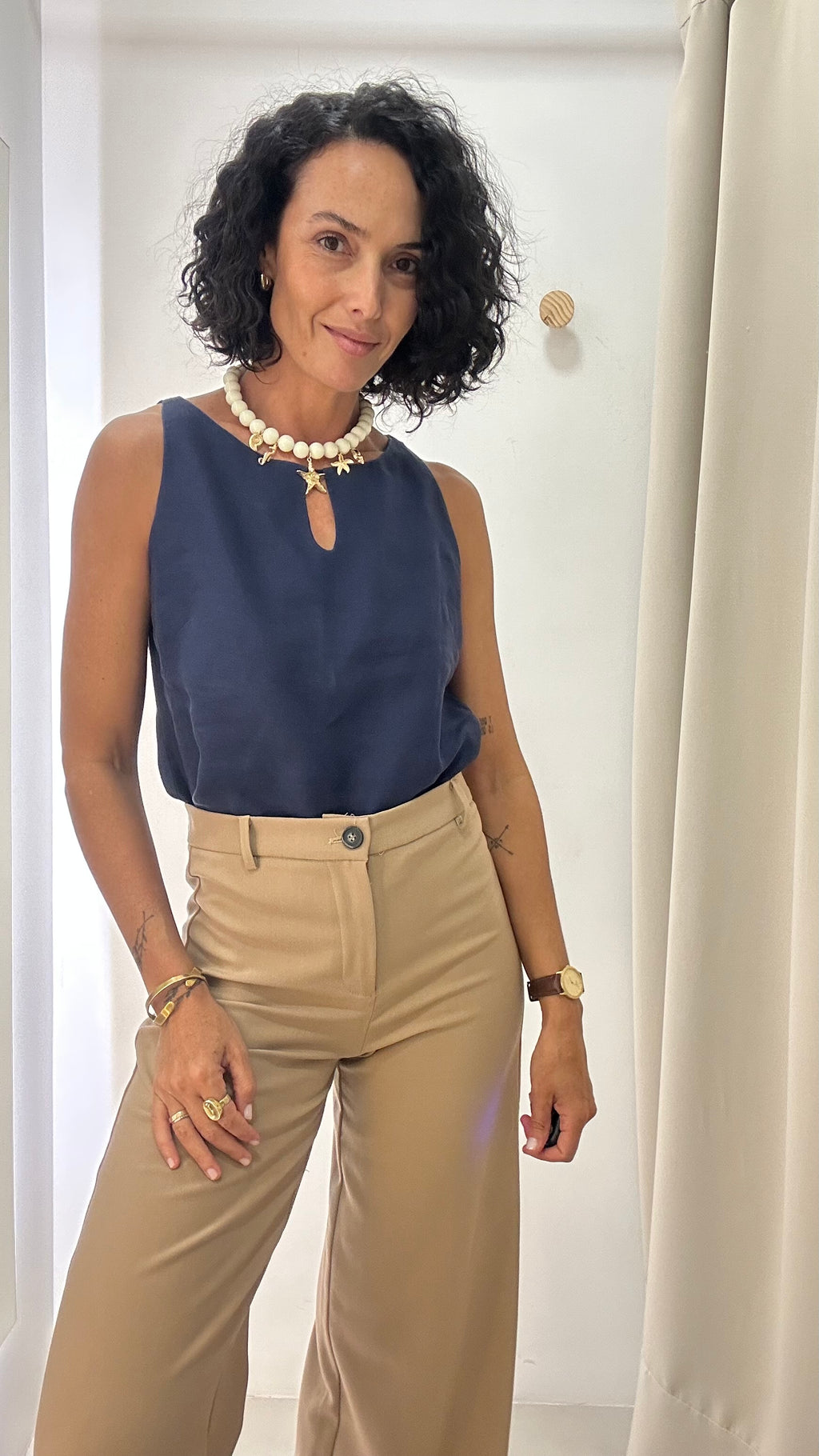 Calça Bege Zara