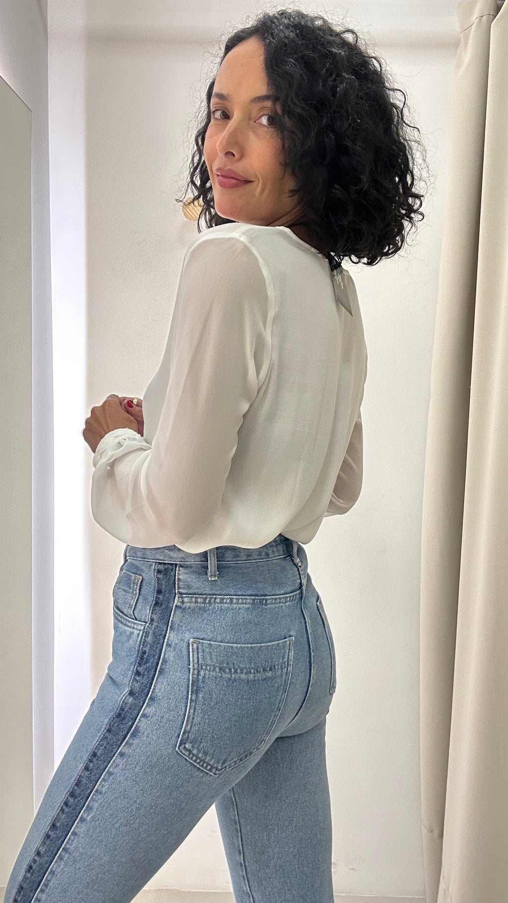 Calça Jeans Shoulder