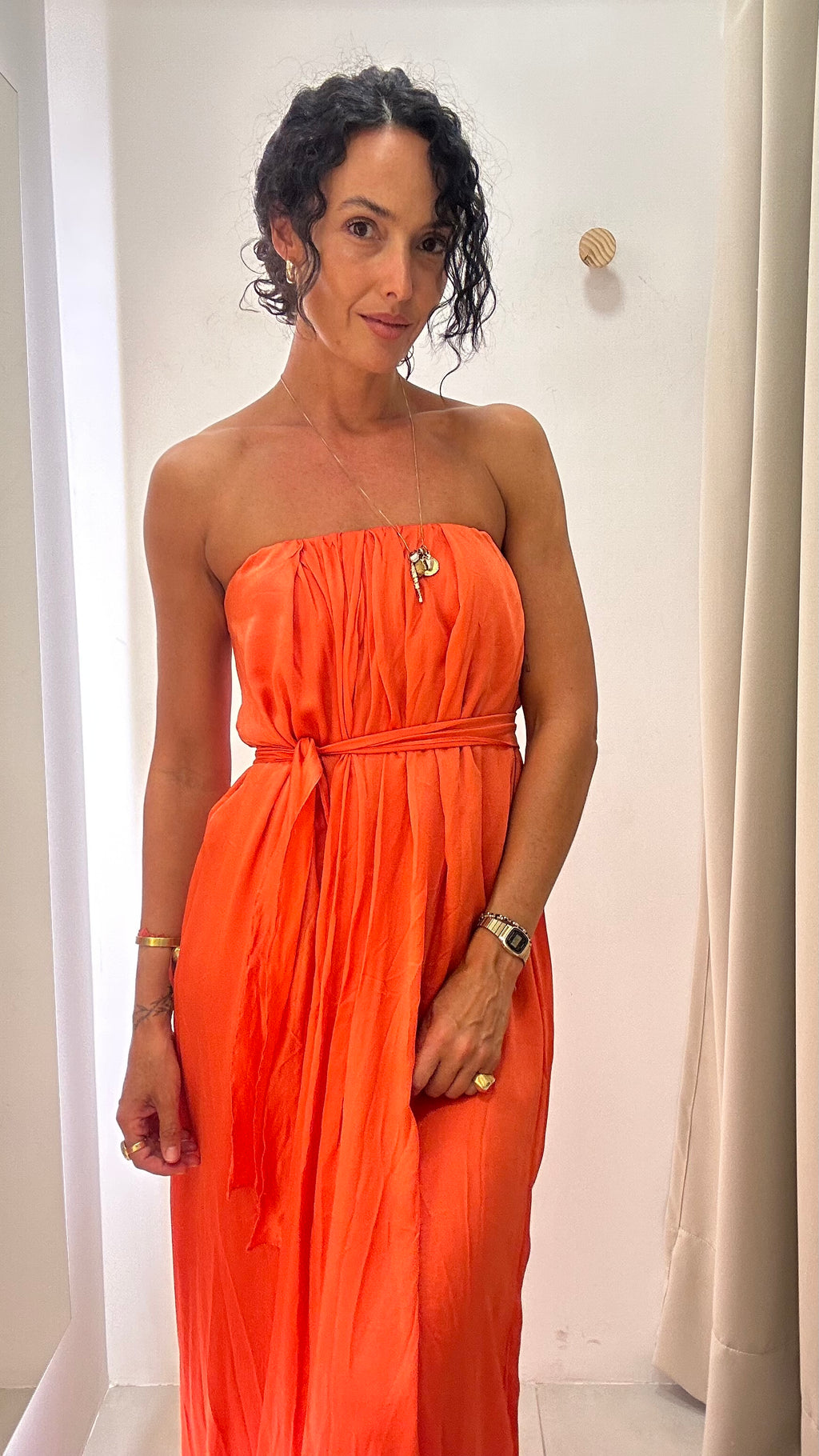 Vestido de Festa em Seda