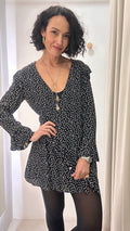 Vestido Poá Zara