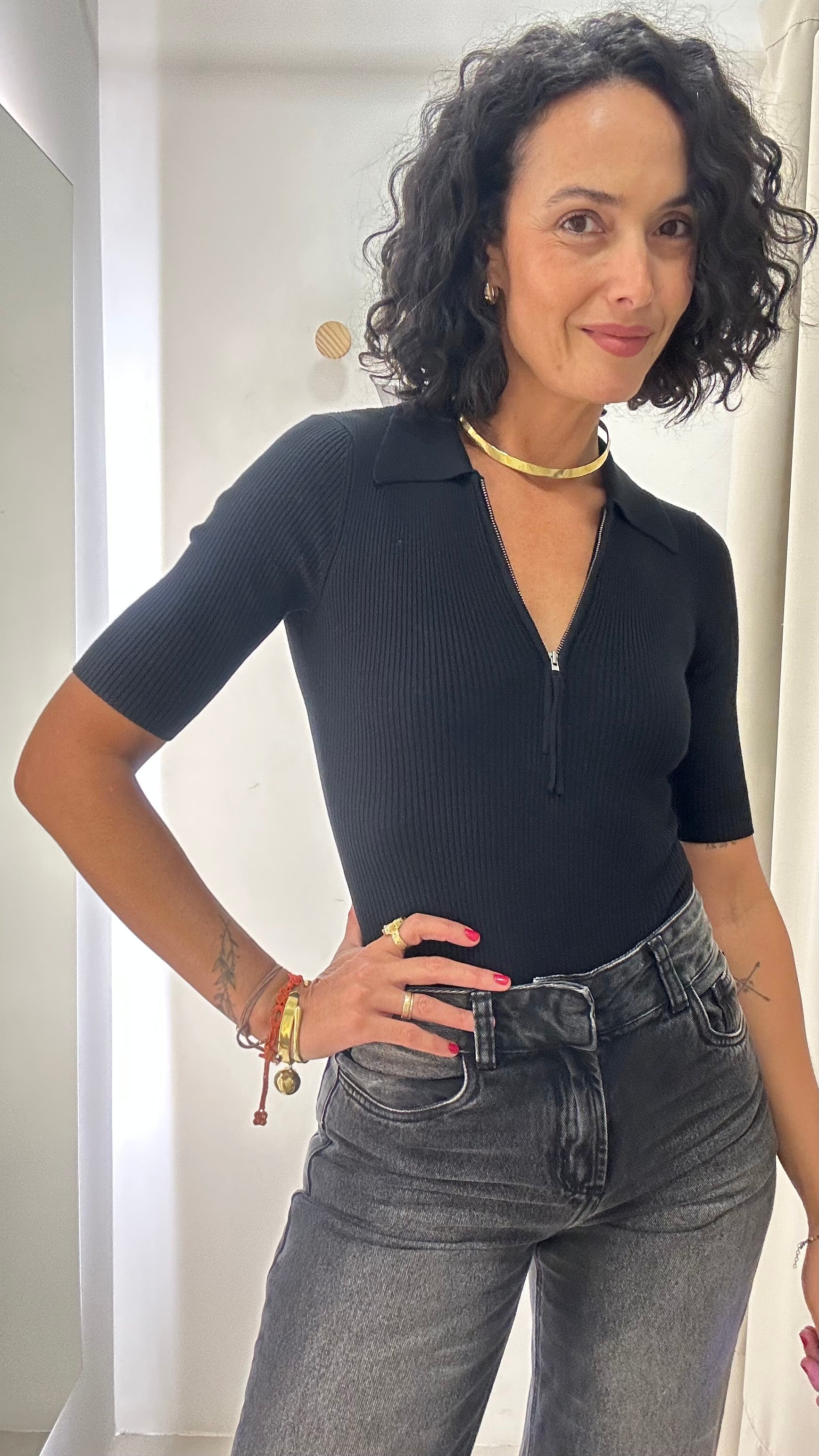 Body Preto Nati Vozza