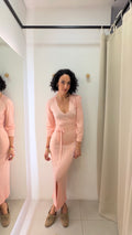 Vestido em malha tricot Rotunda