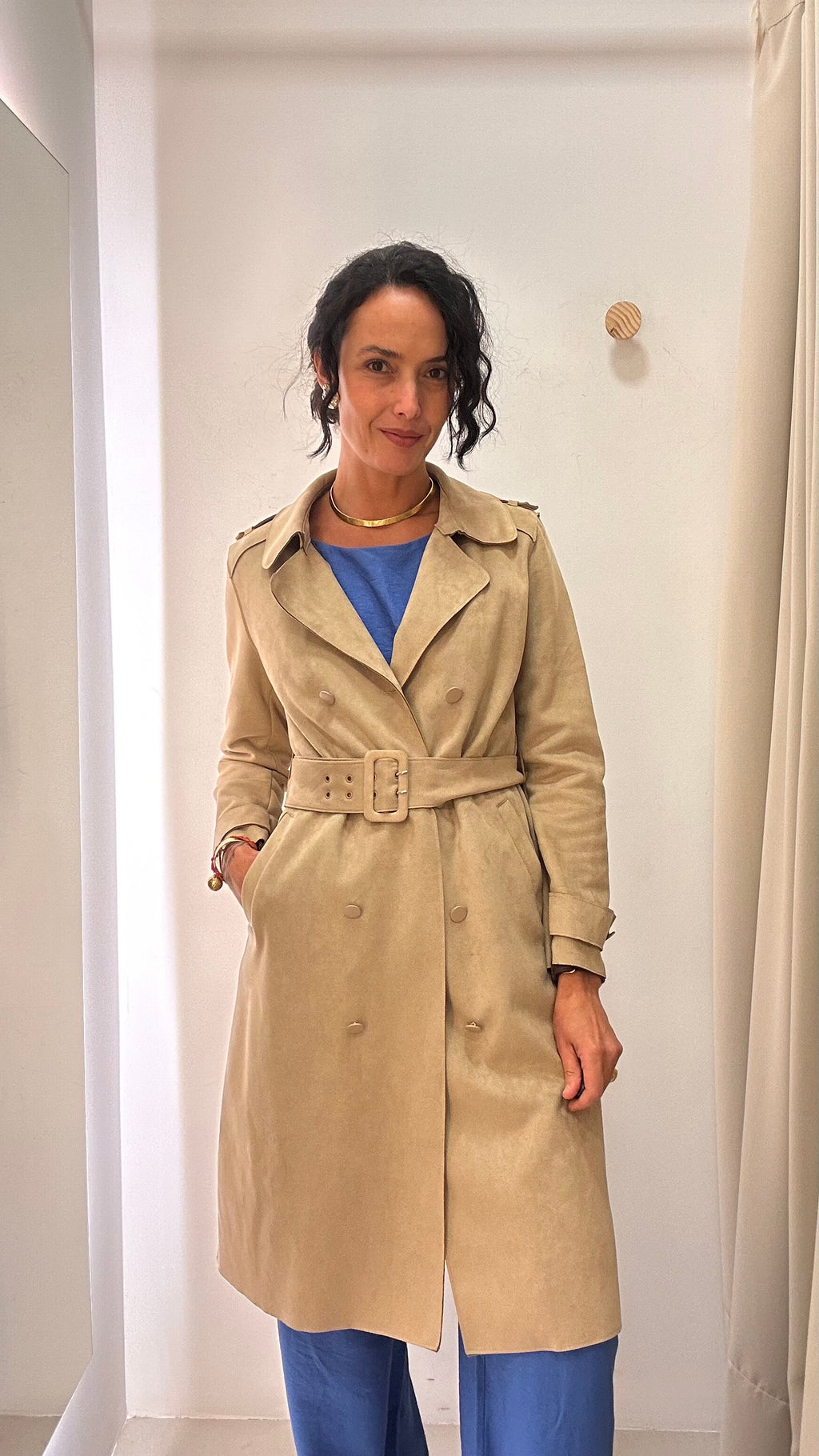 Trench Coat suede Zara
