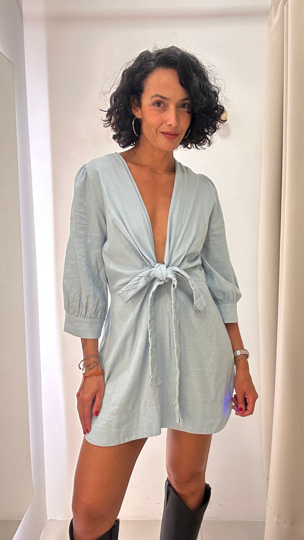 Vestido Azul Bianza