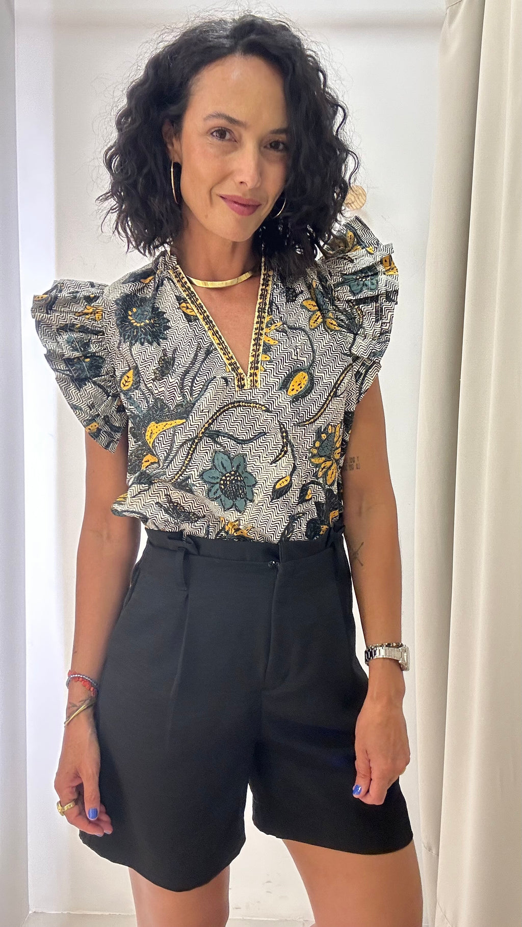 Blusa Estampada Ulla Johnson