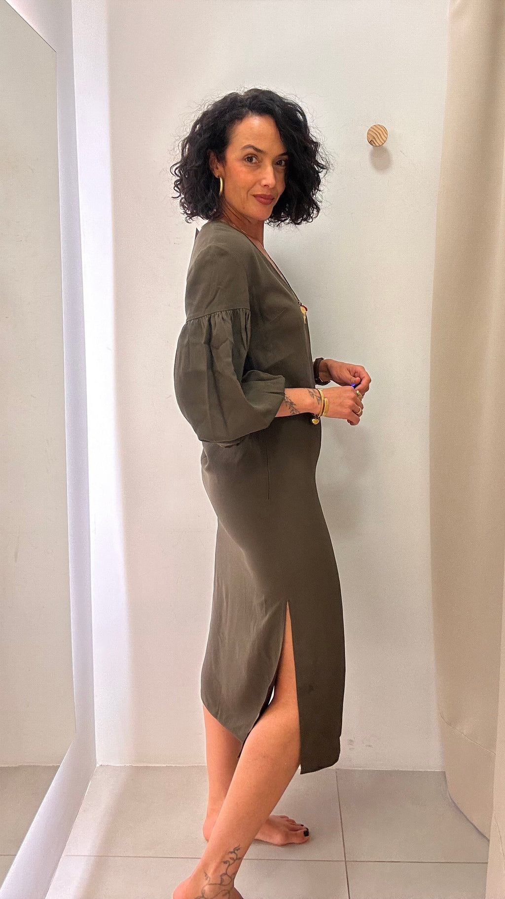 Vestido Verde Militar NK