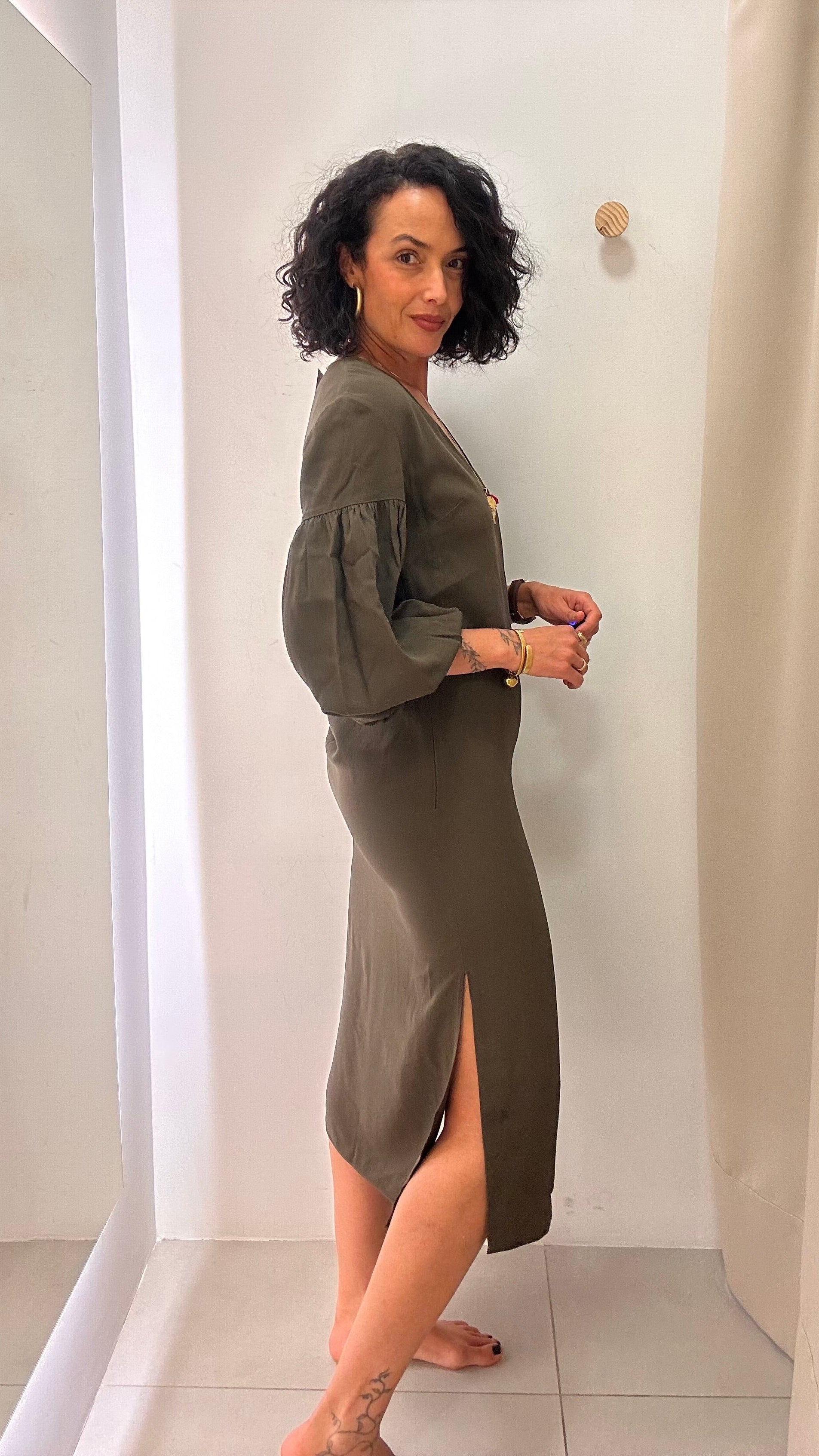 Vestido Verde Militar NK