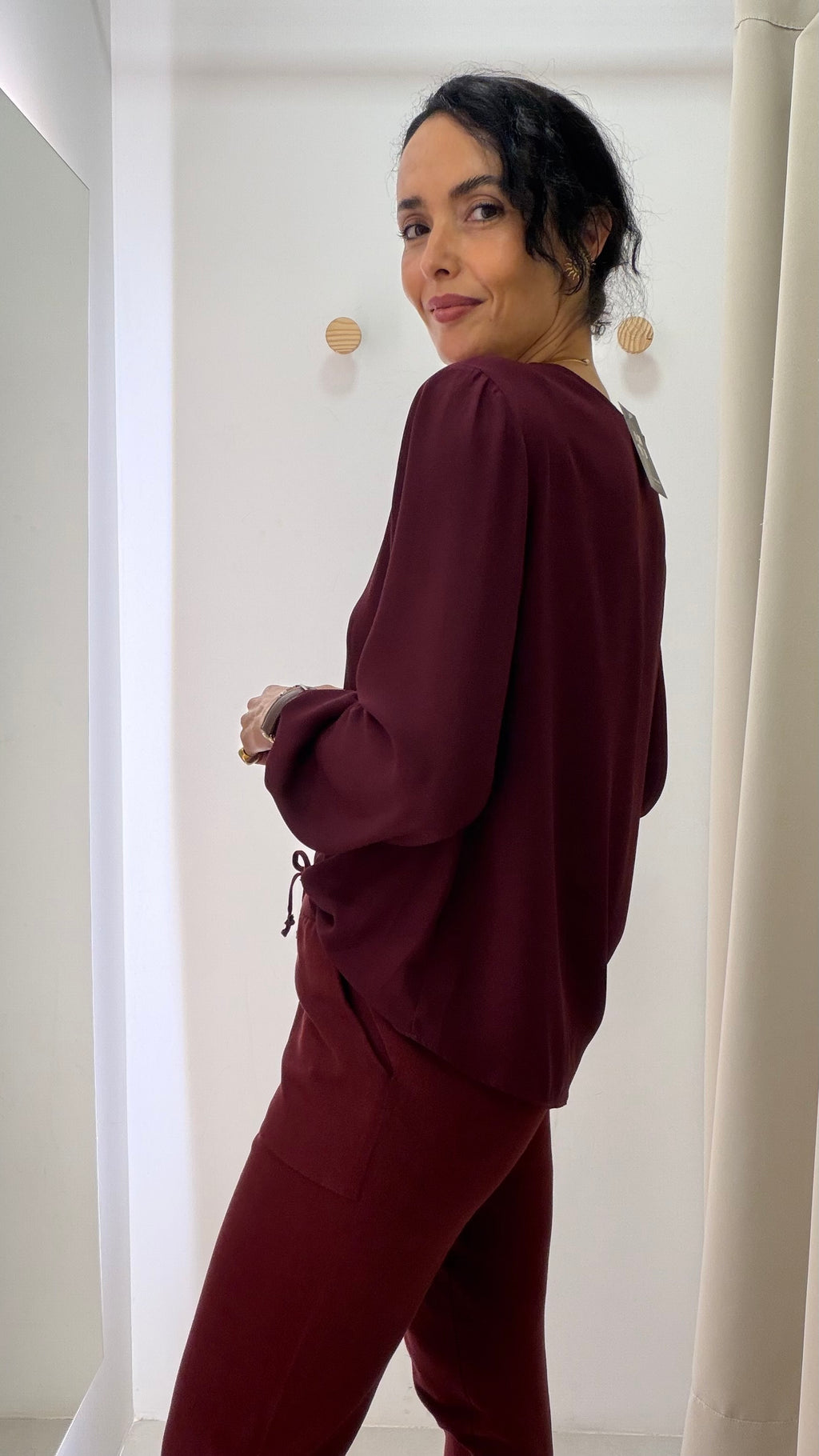 Blusa Bordô Brooksfield
