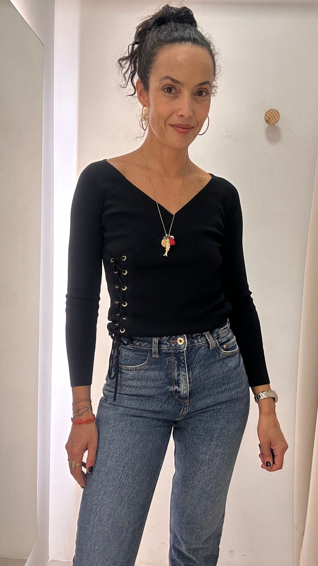 Blusa Preta Zara